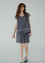 Violet Meadow Double Gauze Cotton Summer Loungewear