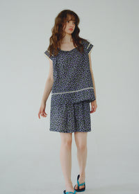 Violet Meadow Double Gauze Cotton Summer Loungewear