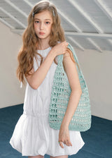Rivage Crochet Tote Summer Knit Mesh Bag