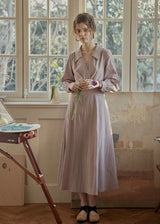 Lavender Quiet Fold Vintage Shirt Dress