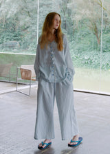 Bluebell French Cotton Long Sleeve Pajama Set