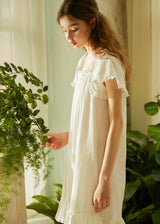 Pure Whisper Ruffle Sleep Dress