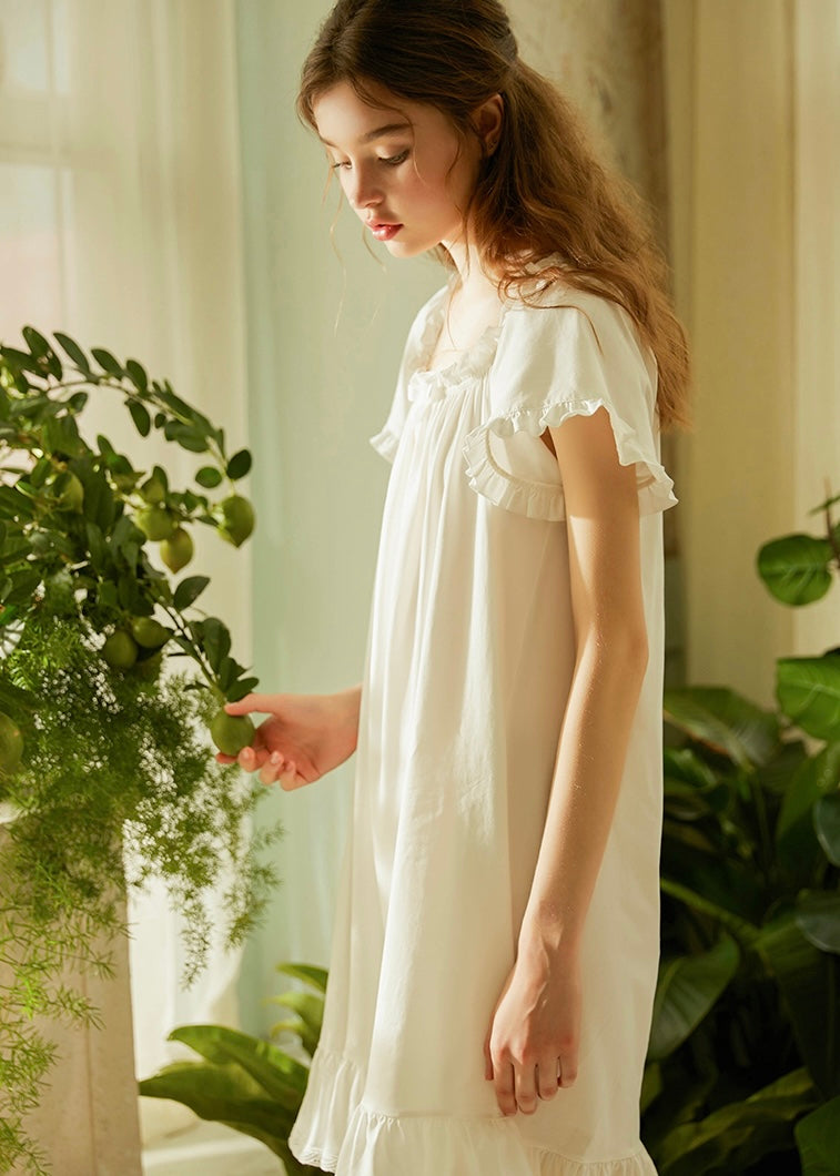 Pure Whisper Ruffle Sleep Dress