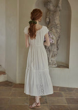 Lune Blanche Dress | Minimal Romantic White Dress