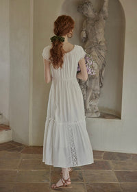 Lune Blanche Dress | Minimal Romantic White Dress