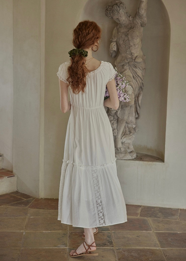 Lune Blanche Dress | Minimal Romantic White Dress