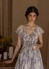 Wisteria Bloom Dress | Romantic Lavender Floral Summer Dress