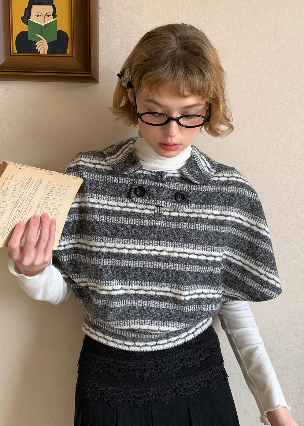 Ash Line Vintage Soft Striped Pullover Knitwear