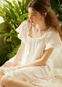 Pure Whisper Ruffle Sleep Dress