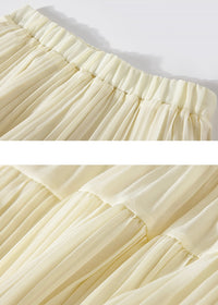 Serene Days Pleated High Waist Skirt(4COLOR)