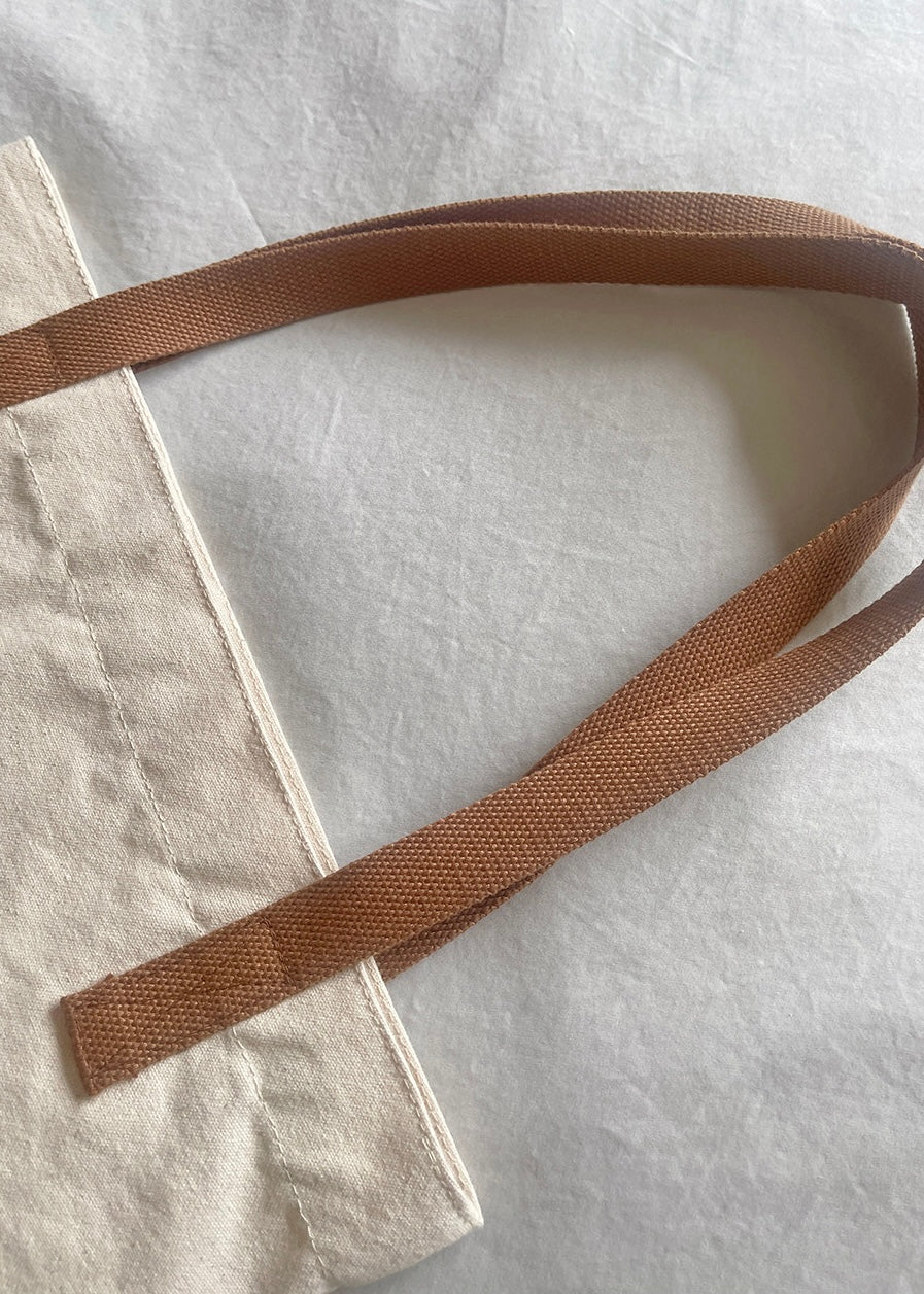Minimal Canvas Shoulder Tote Bag