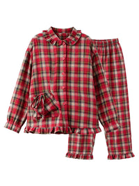 Holiday Tartan Cotton Pajama Set