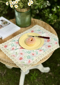 Afternoon Light Floral Table Mat