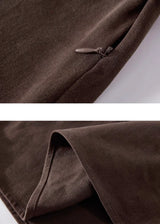 Retro Asymmetrical High-Waist Belted Midi Skirt(2COLOR)