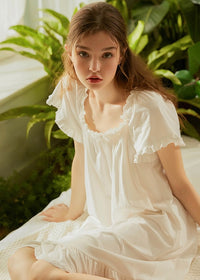 Pure Whisper Ruffle Sleep Dress