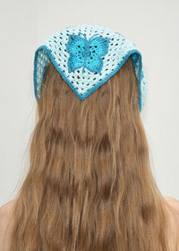 Papillon Crochet Scarf Butterfly Hair Wrap