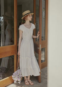 Lune Blanche Dress | Minimal Romantic White Dress