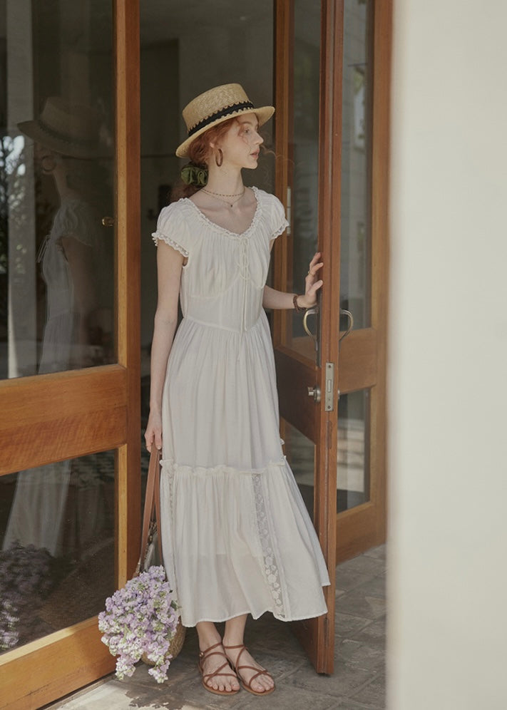 Lune Blanche Dress | Minimal Romantic White Dress