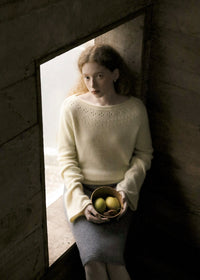 Soft Reverie Eyelet Knit Sweater(2COLOR)
