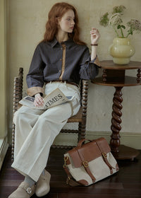 Blue Mocha Layered Shirt