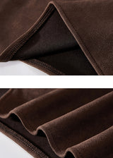 Autumn Muse Asymmetric High Waist Midi Skirt