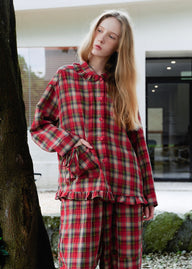 Holiday Tartan Cotton Pajama Set
