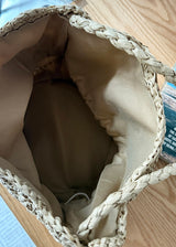 Soleil Summer Woven Straw Bucket Bag