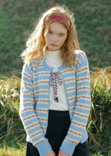 Sea Breeze Ribbon Stripe Cardigan