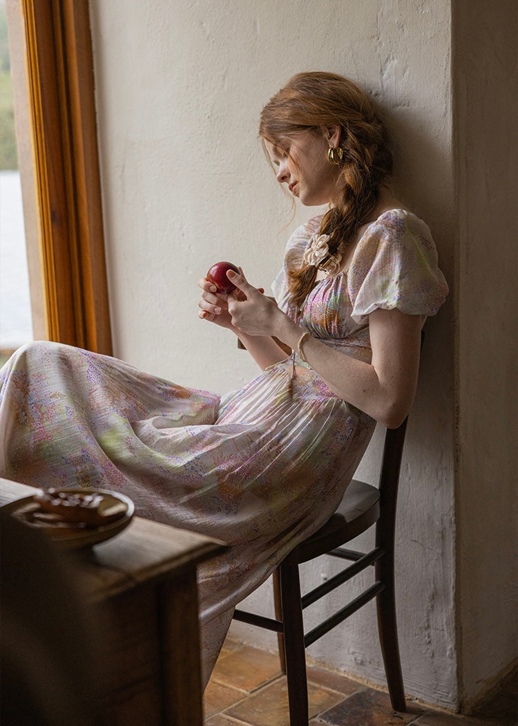 Twilight Petal Dress | Lavender Pastel Vintage Dress