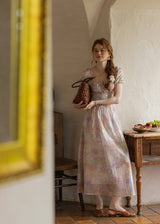 Twilight Petal Dress | Lavender Pastel Vintage Dress