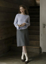 Soft Reverie Eyelet Knit Sweater(2COLOR)