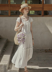 Lune Blanche Dress | Minimal Romantic White Dress