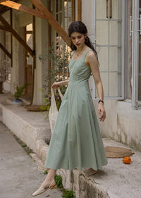 Picnic Breeze Dress | Gingham Check Sleeveless Flare Summer Dress(2COLOR)