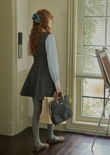 Silent Waltz Layered Mini Dress