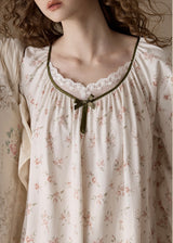 Roseveil Dream Nightgown Soft Vintage Floral Sleepwear