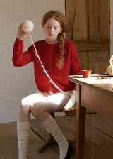 Petite Bloom Crochet Button Cardigan(2COLOR)