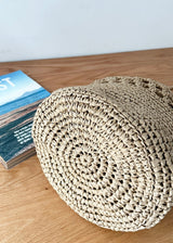 Soleil Summer Woven Straw Bucket Bag